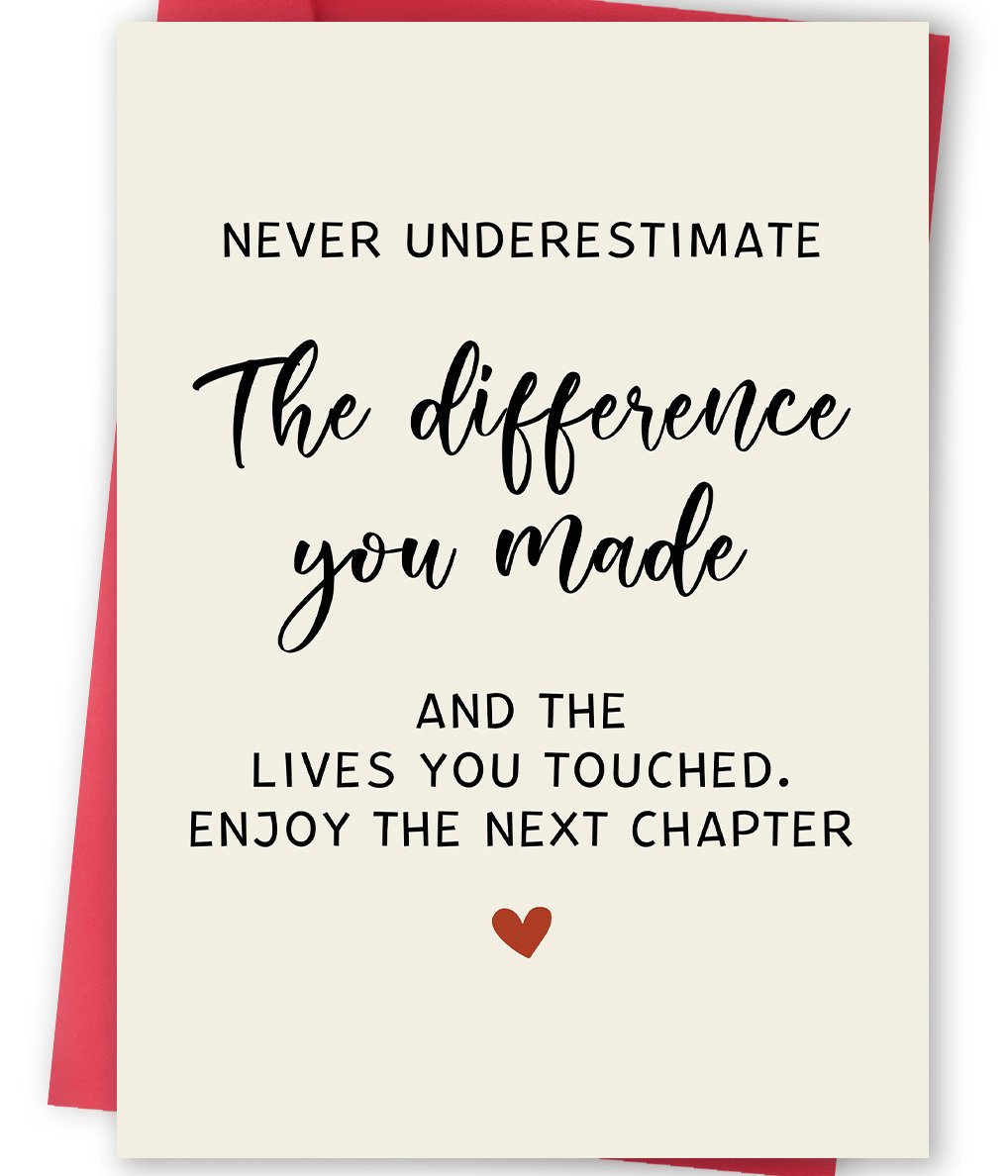 FANCYLUCKY Funny Retirement Gifts for Women Men, Retiring Card Gift for Retired Colleagues Friends Boss Teachers Dad Mom, Farewell Card for Him Her