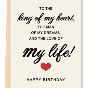 FANCYLUCKY Funny Birthday Card Gifts for Men Him, Happy Birthday Card for Husband Boyfriend, Mens Birthday Gifts